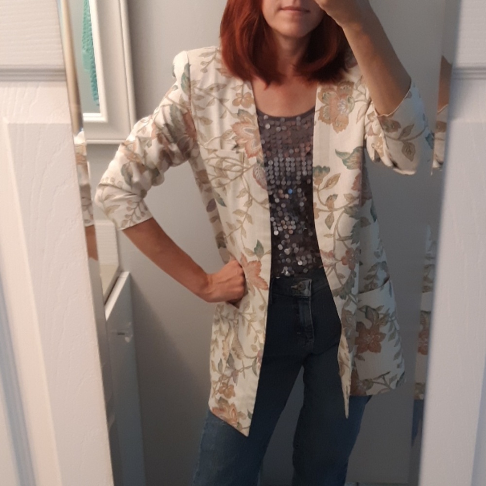 Vintage Leslie Fay Open Blazer